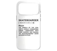 Custodia per iPhone 17 Pro Max Dizionario dello skateboarder Amante dello skateboard