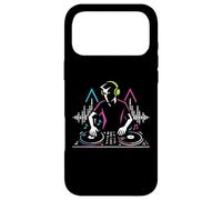 Custodia per iPhone 17 Pro Max DJ at Turntables Electronic Music EDM Party Clubbing Graphic