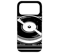 Custodia per iPhone 17 Pro Max DJ Turntable Graphic Amante della musica Disc Jockey