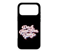 Custodia per iPhone 17 Pro Max Do A Good Turn Daily Scouts BSA Slogan Retro Typography
