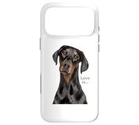 Custodia per iPhone 17 Pro Max Doberman Camicia Doberman Pinscher Dog Mom Dad Love Pet Puppy