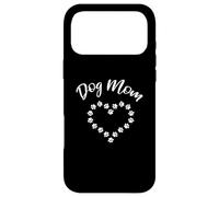 Custodia per iPhone 17 Pro Max Dog Mom Gift Cute Pet Dog Paw Print Heart Puppy Hund Welpe