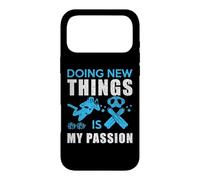 Custodia per iPhone 17 Pro Max Doing New Things Is My Passion Dive Funny Scuba Diving Diver