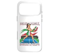 Custodia per iPhone 17 Pro Max Dolce A Parole Spietata In Campo Italiano Donne Padel Design
