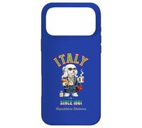 Custodia per iPhone 17 Pro Max dolce cagna maltese cane donna tazza caffè Italia bandiera