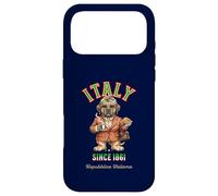 Custodia per iPhone 17 Pro Max dolce Cane Corso cagna cane dama tazza caffè Italia bandiera