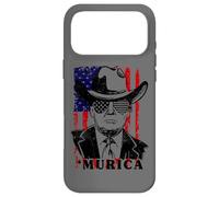 Custodia per iPhone 17 Pro Max Donald Trump 2024 Murica Patriotic mantiene grande l'America