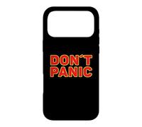 Custodia per iPhone 17 Pro Max Don't Panic Vintage, sarcastico per evitare il panico