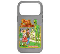 Custodia per iPhone 17 Pro Max Don't Talk to Strangers Alien UFO Retro Funny Adult Humor