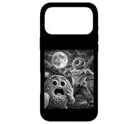 Custodia per iPhone 17 Pro Max Donut Dad Funny Vintage Horror Graphic Uomo Luna Man Selfie