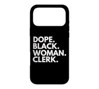 Custodia per iPhone 17 Pro Max Dope Black Woman Clerk Donne afroamericane Impiegati