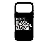 Custodia per iPhone 17 Pro Max Dope Black Woman Mayor Empowered Black History Month