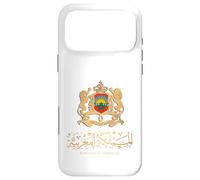 Custodia per iPhone 17 Pro Max dorato, emblema, di, regno del marocco, con, marocco, bandiera, segno