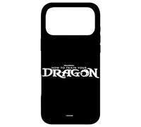 Custodia per iPhone 17 Pro Max Dreamworks How To Train Your Dragon Logo Black And White