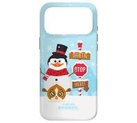 Custodia per iPhone 17 Pro Max DreamWorks KouKou Skipper Snowman & Mort Santa Stop