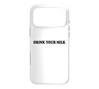 Custodia per iPhone 17 Pro Max Drink Your Milk Sign I Love Milk I Like It Raw Funny Milk