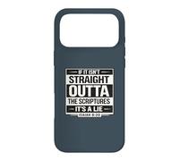 Custodia per iPhone 17 Pro Max Dritto fuori dalle Scritture - Isaia 8:20 christian Design