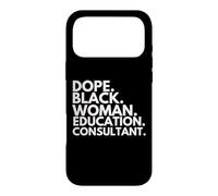 Custodia per iPhone 17 Pro Max Droga Black Woman Educazione Consulente Professionista Empowered