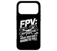 Custodia per iPhone 17 Pro Max Drone FPV dove gli alberi hanno una trazione magnetica