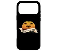 Custodia per iPhone 17 Pro Max Droni-piloti Compleanno nata nel 2015 Quadrocopter droni