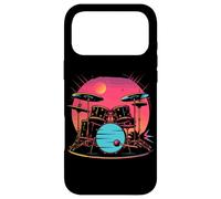 Custodia per iPhone 17 Pro Max Drum Set 90s Look Drummer Music Concert