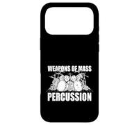 Custodia per iPhone 17 Pro Max Drummer Armi di Massa Percussione Big Drum Set Kit Cartoon