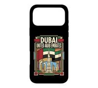 Custodia per iPhone 17 Pro Max Dubai, Emirati Arabi Uniti, bandiera, orizzonte, punto di riferimento, viaggio