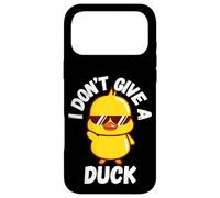 Custodia per iPhone 17 Pro Max Duck Funny Non me ne frega una papera