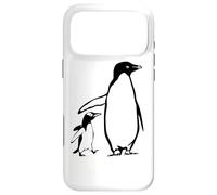 Custodia per iPhone 17 Pro Max Due pinguini padre e il bambino pinguino