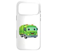 Custodia per iPhone 17 Pro Max Dumpy The Garbage Truck Sorridente Personaggio Design per Bambini