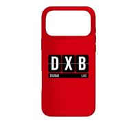Custodia per iPhone 17 Pro Max DXB Dubai Emirati Arabi Viaggi Codice Aeroporto Paese Souvenir
