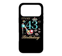 Custodia per iPhone 17 Pro Max È il mio 43esimo compleanno Carina reginetta del compleanno di 43 anni