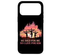 Custodia per iPhone 17 Pro Max È morto per me, quindi vivo per lui Pasqua su Gesù