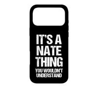 Custodia per iPhone 17 Pro Max È una cosa nativa (non capiresti) -Nome divertente Nate