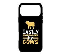Custodia per iPhone 17 Pro Max Easily Distracted By Cows Funny Cow Lover Animal Lovers