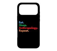 Custodia per iPhone 17 Pro Max Eat Sleep Antropologia Ripetizione per antropologi