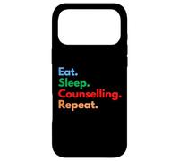 Custodia per iPhone 17 Pro Max Eat Sleep Counselling Repeat per consulenti e terapisti