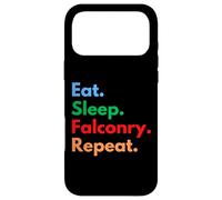 Custodia per iPhone 17 Pro Max Eat Sleep Falconry Repeat per falconieri e amanti dei falchi