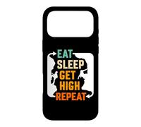 Custodia per iPhone 17 Pro Max Eat Sleep Get High Repeat - Arborist