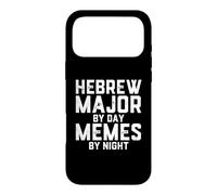 Custodia per iPhone 17 Pro Max Ebraico Maggiore Di Giorno Meme Di Notte Studente Semitico Giudaico