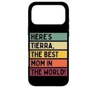 Custodia per iPhone 17 Pro Max Ecco Tierra La migliore mamma del mondo Festa della mamma Retro