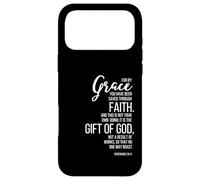 Custodia per iPhone 17 Pro Max Efesini 2:8-9 Per grazia siete stati salvati attraverso la fede