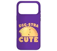 Custodia per iPhone 17 Pro Max Egg-stra Carino Kawaii Egg Tart Pun Foodie
