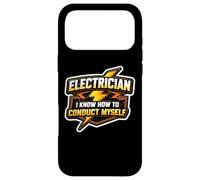 Custodia per iPhone 17 Pro Max Elettricista divertente So come condurre me stesso elettricità