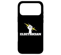 Custodia per iPhone 17 Pro Max Elettricista pugno tenendo fulmine