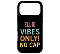 Custodia per iPhone 17 Pro Max ELLIE Vibes Only! No Cap Custom Women Girls Funny