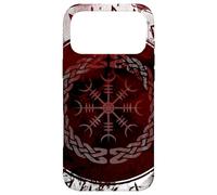 Custodia per iPhone 17 Pro Max Elmo di Awe, Aegishjalmur - Simbolo della protezione vichinga