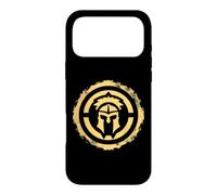 Custodia per iPhone 17 Pro Max Elmo guerriero greco antico dio ellenistico Ares Sparta