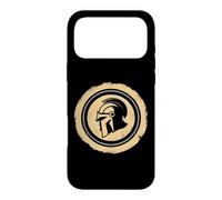 Custodia per iPhone 17 Pro Max Elmo guerriero greco antico dio ellenistico Ares spartano