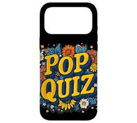 Custodia per iPhone 17 Pro Max Emblema Quiz Pop Fiorito